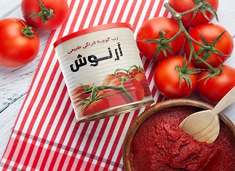 خرید و فروش رب گوجه فرنگی آرنوش + قیمت درب کارخانه